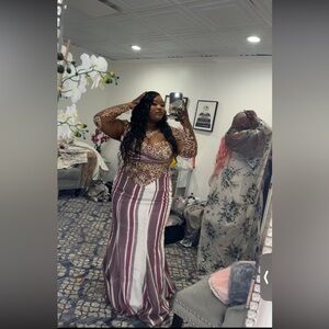 African aso ebi dress